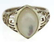 Sterling Silver Mother of Pearl ring