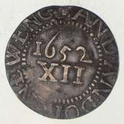 1652 Colonial New England Pine Tree Shilling