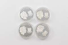 2016 Kiribati $5 25g .925 Silver Proof - 4 Coin Set - Fancy Box & COA