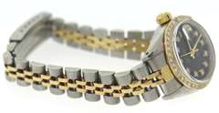 Rolex Datejust Diamond Dial & Diamond Bezel Watch