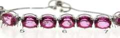 Sterling Silver Pink Topaz Bracelet