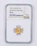 MS65 1903 Louisiana Purchase Commemorative McKinley Gold Dollar NGC
