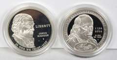 5 Modern Proof Silver Dollars