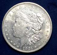1921 D UNC Slider Morgan Dollar