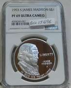 1993-S Madison Sil PRF Dol NGC PF69UC