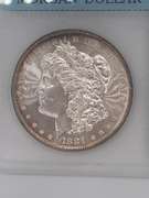 MS65 PL 18814-S Morgan Silver Dollar