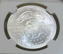 1991-D USO Sil Unc Dol NGC MS69