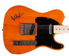 Bob Dylan Signed Facsimile Fender Guitar