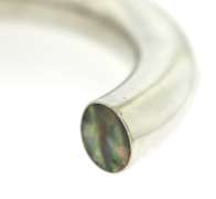 Sterling Silver Ablone Shell Cuff Bracelet