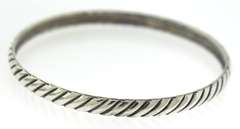Set of 5 Sterling Silver Bangles