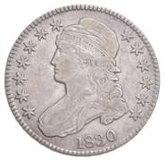 1830 Capped Bust Half Dollar - Small 0