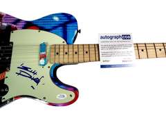 Bruce Springsteen, Keith Richards Autographed Guitar