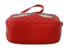 DOLCE & GABBANA  Red Men Patch Crossbody Women Borse GLAM Leather Bag