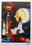 Salvador Dali, 'Manhattan Skyline' Lithograph