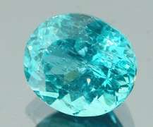 Vivid 2.47ct rare paraiba blue Apatite