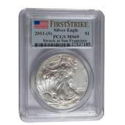 2011 S Silver Eagle PCGS MS 69 First Strike