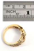 Woven Design Diamond Ring