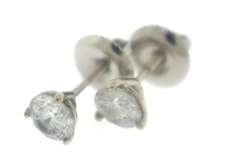 Elegant 14kt WG 0.77CTW Diamond Stud Earrings