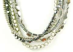 Stunning Silpada 5 Strand Sterling & Gemstone Necklace