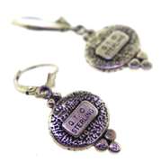 Sterling Silver Lapis Dangle Earrings