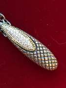 Andrea Candela 18k and sterling diamond necklace