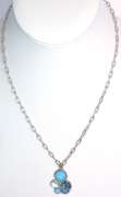 Tacori Sterling Silver Multi Gemstone Necklace