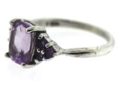 Sterling Silver Amethyst Ring