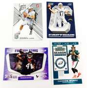 4 NFL Quarterback Greats Football Cards