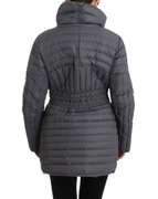 ROCCOBAROCCO  Gray Padded Down Jacket Padded Coat