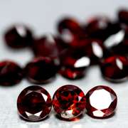 Ravishing wine red 6.23ct untreated Garnet set