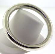 Sterling Silver Round Bangle Bracelet
