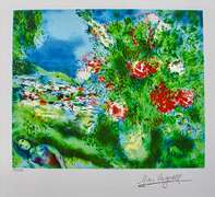Limited Edition Marc Chagall Paysage