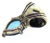 Sterling Silver Blue Topaz Pendant