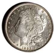 1892 Morgan Silver Dollar