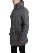 ROCCOBAROCCO  Gray Padded Down Jacket Padded Coat