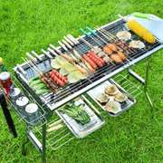 Folding BBQ Grill With Storage Bag Stainless Steel
