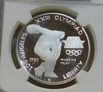 1983-S Olympics Sil PRF Dol NGC PF69DC