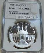 1984-S Olympics Sil PRF Dol NGC PF69UC