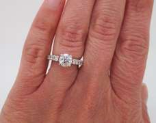 GSI Certified Diamond Engagement Ring