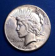 1928 PEACE DOLLAR  CIRCULATED