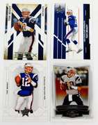 4 Tom Brady, Patriots Football Cards