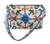 DOLCE & GABBANA  White Majolica Women Shoulder Borse 100% Leather Bag