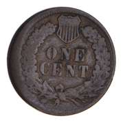 1892 Indian Head Cent - Circulated - Mint Error: Off Center