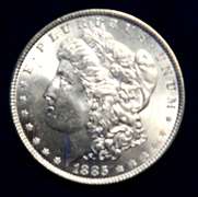 1885 UNC Morgan Dollar