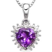 Sterling Amethyst Pendant