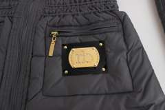 ROCCOBAROCCO  Gray Padded Down Jacket Padded Coat