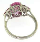 Sterling Silver Pink Sapphire Ring