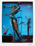 Salvador Dali, Burning Giraffe