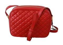 DOLCE & GABBANA  Red Men Patch Crossbody Women Borse GLAM Leather Bag