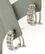 Gorgeous 14kt WG Diamond Huggie Earrings